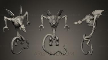 Figurines of griffins and dragons (STKG_0035) 3D model for CNC machine